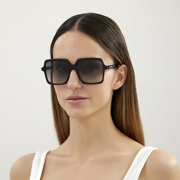 NEW Saint Laurent SL174 001 Black Gradient Oversized Women Sunglasses main image 7